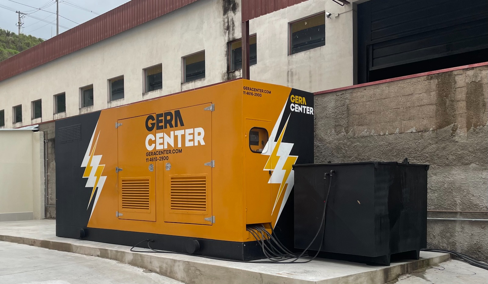 Gerador Gera Center em operação